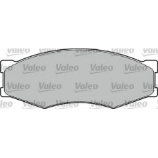 598123 VALEO Комплект тормозных колодок, дисковый тормоз