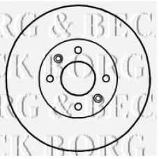 BBD4818 BORG & BECK Тормозной диск