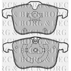 BBP1942 BORG & BECK Комплект тормозных колодок, дисковый тормоз