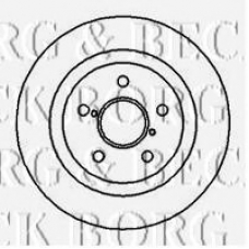 BBD4137 BORG & BECK Тормозной диск