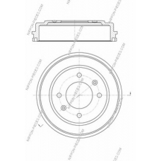 H340I10 NPS Тормозной барабан