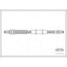 19018458 CORTECO Тормозной шланг