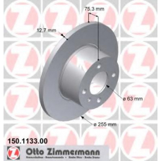 150.1133.00 ZIMMERMANN Тормозной диск