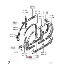 5311A921 MITSUBISHI Кузова стойка