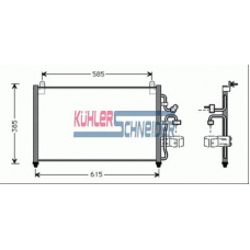 5220031 KUHLER SCHNEIDER Конденсатор, кондиционер