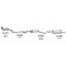 34.7066 ASSO Глушитель выхлопных газов конечный