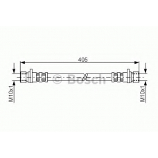 1 987 476 980 BOSCH Тормозной шланг