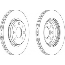DDF510-1 FERODO Тормозной диск