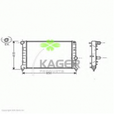 31-0065 KAGER Радиатор, охлаждение двигателя