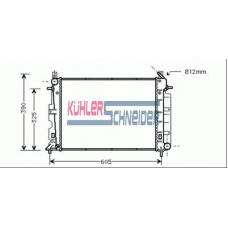 2002401 KUHLER SCHNEIDER Радиатор, охлаждение двигател