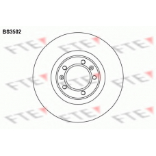 BS3502 FTE Тормозной диск