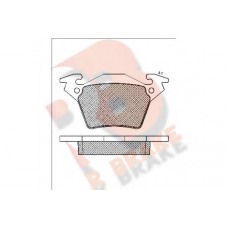 RB1284 R BRAKE Комплект тормозных колодок, дисковый тормоз