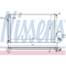 63743A NISSENS Радиатор, охлаждение двигателя