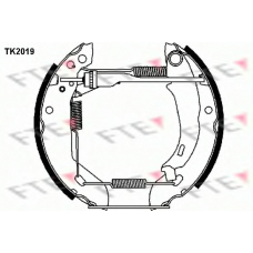 TK2019 FTE Комплект тормозных колодок