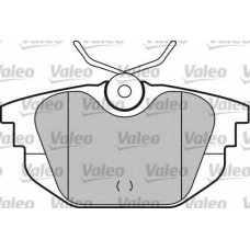 540968 VALEO Комплект тормозных колодок, дисковый тормоз