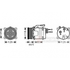 5800K303 VAN WEZEL Компрессор, кондиционер