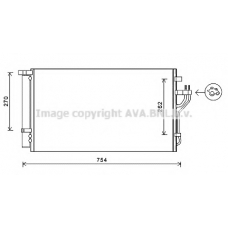 HYA5279 AVA Конденсатор, кондиционер