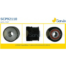 SCP92110 SANDO Ременный шкив, генератор