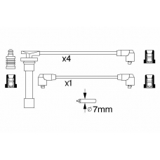 0 986 356 799 BOSCH Комплект проводов зажигания