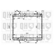 QER2488 QUINTON HAZELL Радиатор, охлаждение двигателя