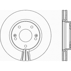 BDA2138.20 OPEN PARTS Тормозной диск