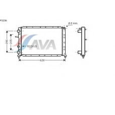 FT2236 AVA Радиатор, охлаждение двигателя