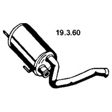 19.3.60 EBERSPACHER Средний глушитель выхлопных газов