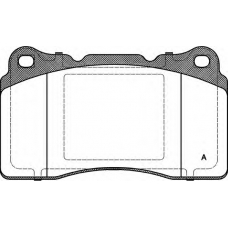 BPA0666.10 OPEN PARTS Комплект тормозных колодок, дисковый тормоз