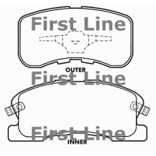 FBP3050 FIRST LINE Комплект тормозных колодок, дисковый тормоз