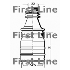 FCB2553 FIRST LINE Пыльник, приводной вал