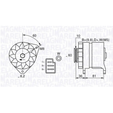 063534892520 MAGNETI MARELLI Генератор