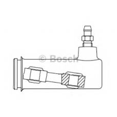 0 986 486 598 BOSCH Рабочий цилиндр, система сцепления