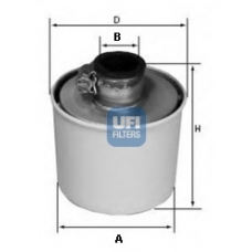 27.188.00 UFI Воздушный фильтр