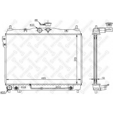 10-26604-SX STELLOX Радиатор, охлаждение двигателя