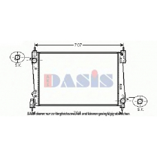 300011N AKS DASIS Радиатор, охлаждение двигателя