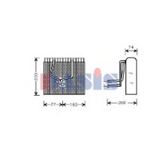 820264N AKS DASIS Испаритель, кондиционер