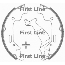 FBS662 FIRST LINE Комплект тормозных колодок