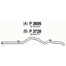 P3695 FENNO Труба выхлопного газа