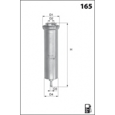 ELG5450 MECAFILTER Топливный фильтр