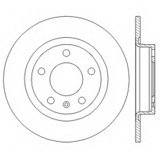 562580BC BENDIX Тормозной диск