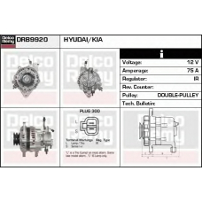 DRB9920 DELCO REMY Генератор