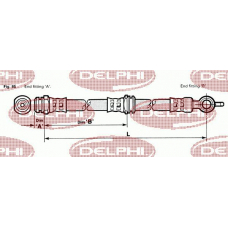 LH3650 DELPHI Тормозной шланг