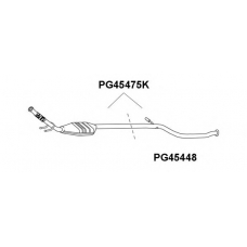 PG45448 VENEPORTE Ремонтная трубка, катализатор