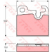 GDB259 TRW Комплект тормозных колодок, дисковый тормоз