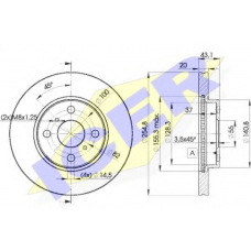 78BD2040-2 ICER Тормозной диск