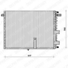TSP0225068 DELPHI Конденсатор, кондиционер