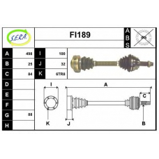 FI189 SERA Приводной вал