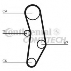 CT580 CONTITECH Ремень ГРМ