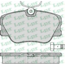 05P280 LPR Комплект тормозных колодок, дисковый тормоз