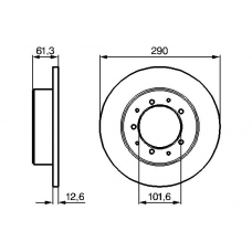 0 986 478 656 BOSCH Тормозной диск